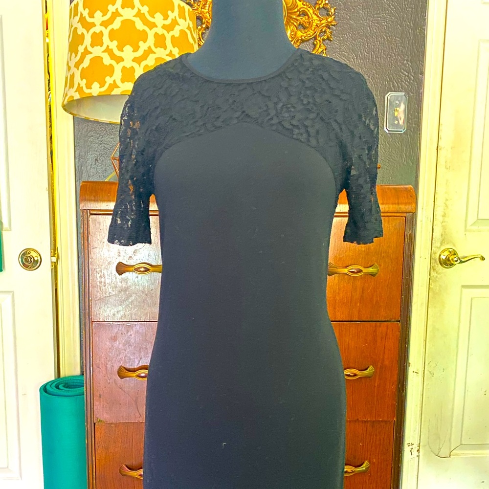 BCBGeneration Short sleeved Dress Black
